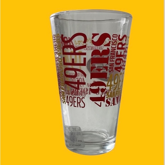 NFL official San Francisco 49ers 16oz  glass - Picture 2 of 4